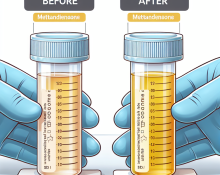 ¿Metandienona cambia el color de la orina?