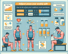 Cómo ajustar tu split semanal al usar Fenilpropionato de nandrolona