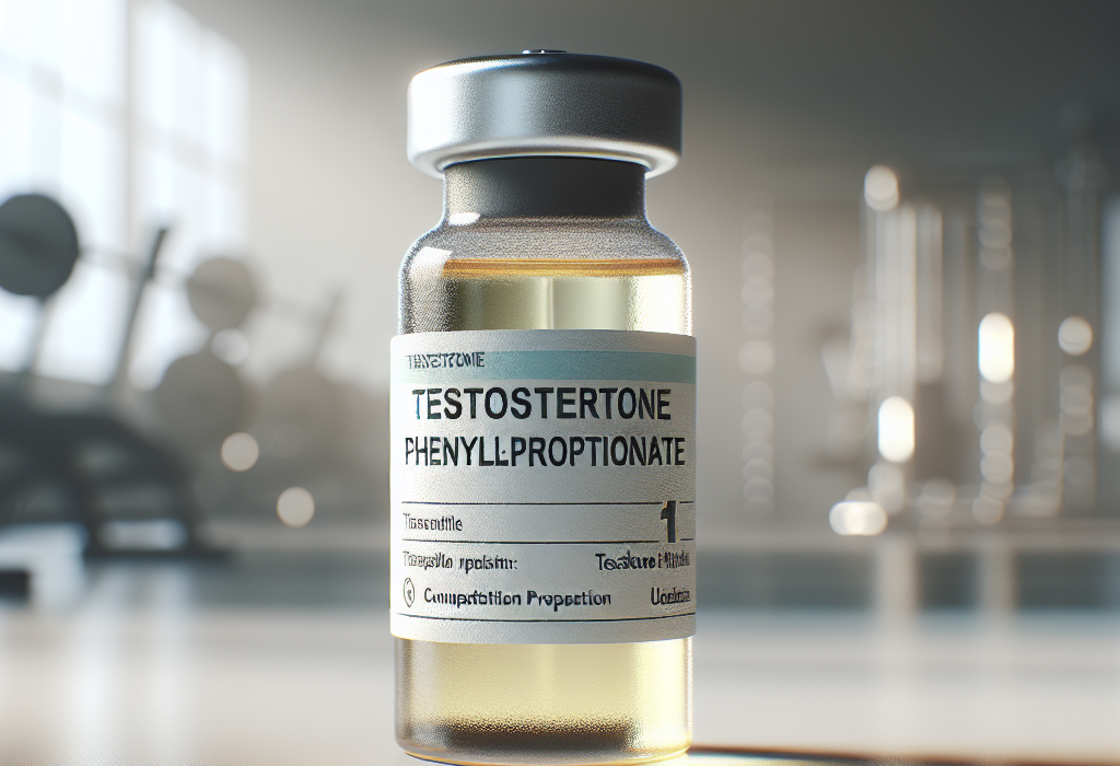 Fenilpropionato de testosterona para preparación de competencia
