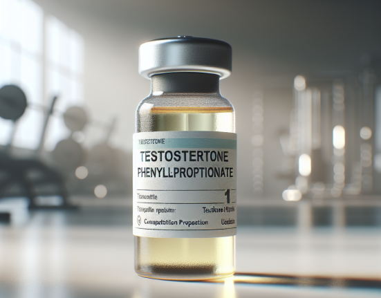 Fenilpropionato de testosterona para preparación de competencia