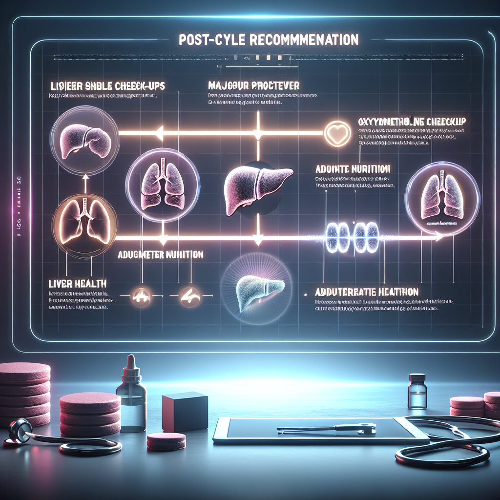 Recomendaciones post-ciclo tras el uso de Oximetolona