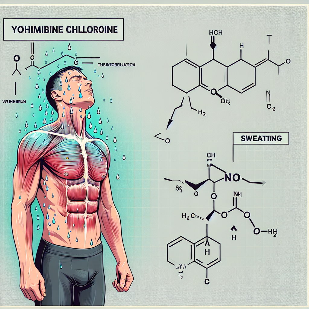 Cómo afecta Yohimbine chlorine a la sudoración y termorregulación