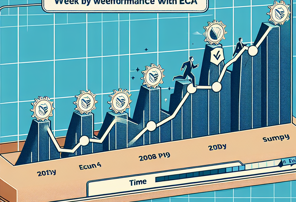 Cómo evoluciona el rendimiento semana a semana con ECA
