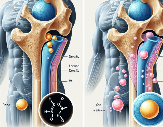 Sustanon y cambios en la densidad ósea