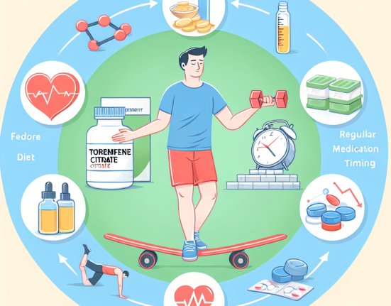 Cómo adaptar tu estilo de vida al usar Citrato de toremifeno