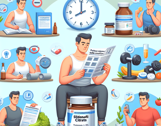 Cómo adaptar tu estilo de vida al usar Sildenafil Citrate (Viagra generic)