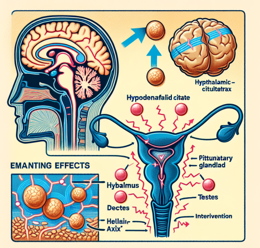 Cómo afecta Sildenafil Citrate (Viagra generic) al eje HPTA
