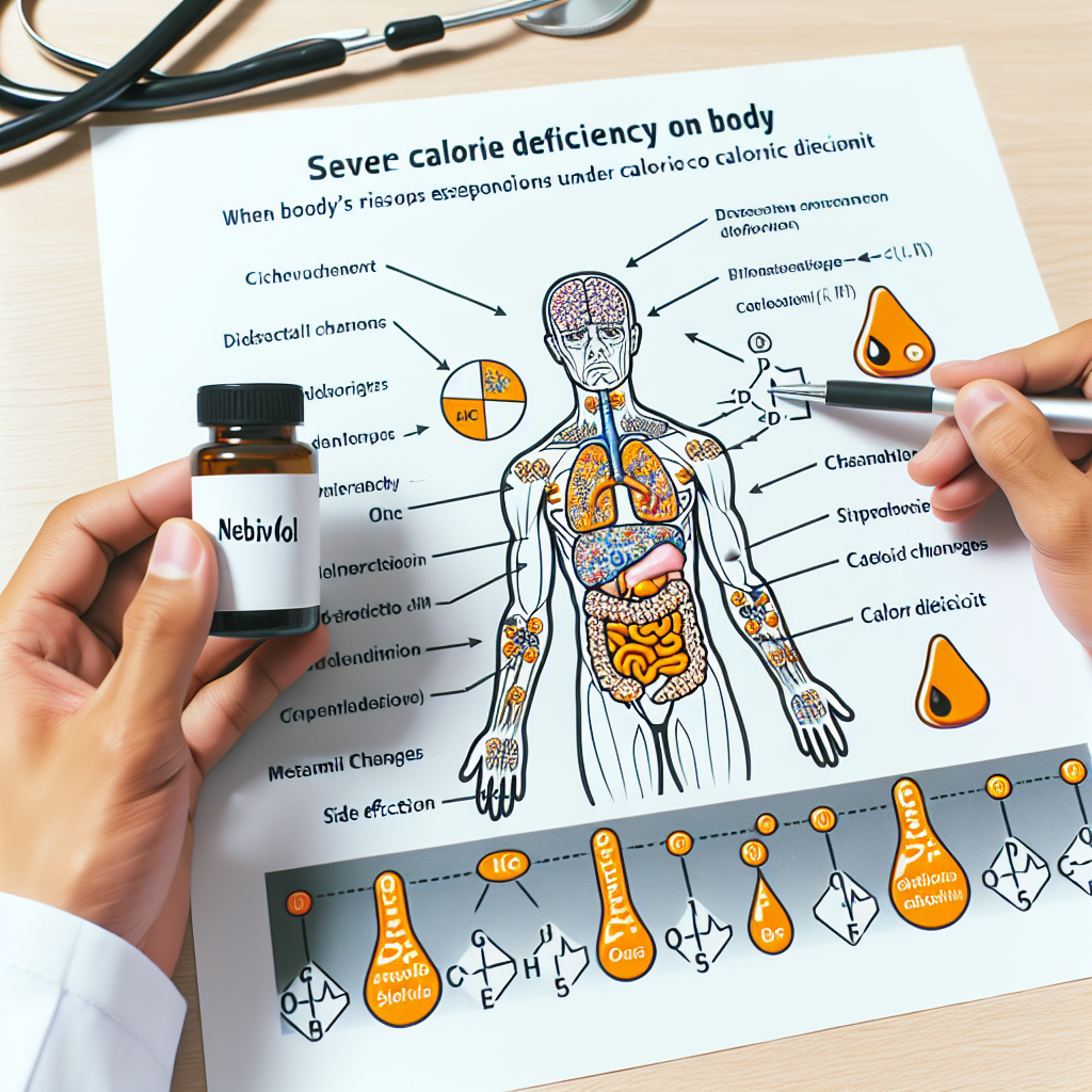 Cómo se comporta Nebivolol con déficit calórico severo