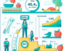 Cuántos kg se ganan con Apoyo a la glucosa (en promedio)