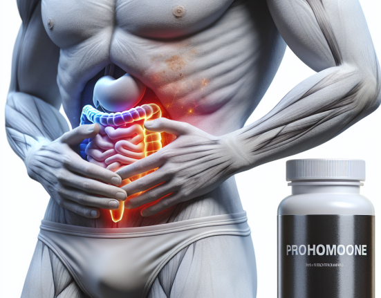 Prohormon y sensación de hinchazón abdominal